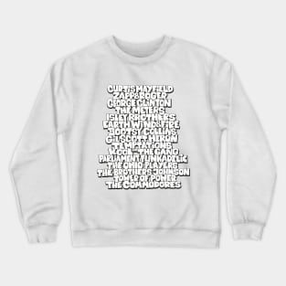 Funk Legends: The Groovy Rhythm of Cult Bands Crewneck Sweatshirt